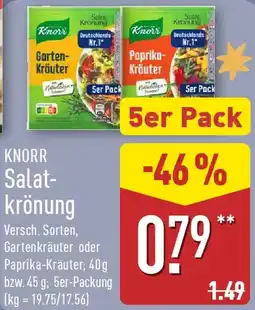 Aldi Nord KNORR Salatkrönung Angebot