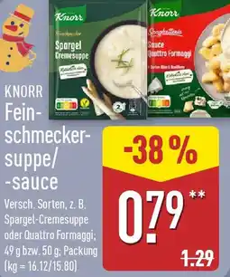 Aldi Nord KNORR Feinschmeckersuppe/ -sauce Angebot