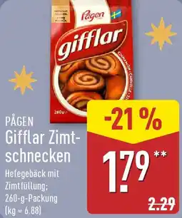 Aldi Nord PÅGEN Gifflar Zimtschnecken Angebot