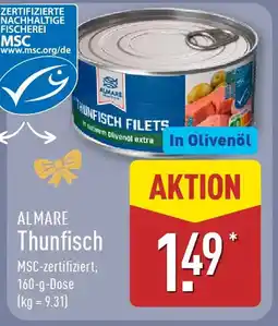 Aldi Nord ALMARE Thunfisch Angebot