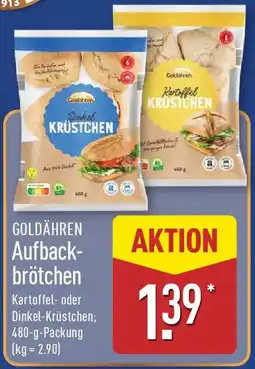 Aldi Nord GOLDÄHREN Aufbackbrötchen Angebot