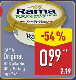 Aldi Nord RAMA Original Angebot