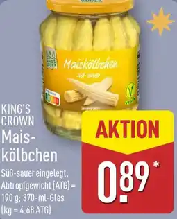 Aldi Nord KING'S CROWN Maiskölbchen Angebot