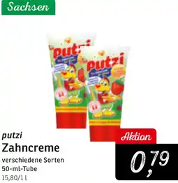 KONSUM putzi Zahncreme Angebot