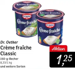 KONSUM Dr. Oetker Crème fraîche Classic Angebot