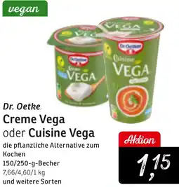 KONSUM Dr. Oetker Creme Vega oder Cuisine Vega Angebot
