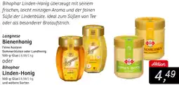 KONSUM Langnese Bienenhonig oder Bihophar Linden-Honig Angebot