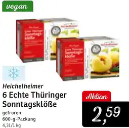 KONSUM Heichelheimer 6 Echte Thüringer Sonntagsklöße Angebot