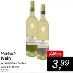 KONSUM Maybach Wein Angebot