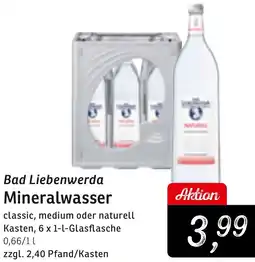 KONSUM Bad Liebenwerda Mineralwasser Angebot