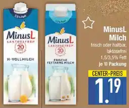 E-Center MinusL Milch Angebot