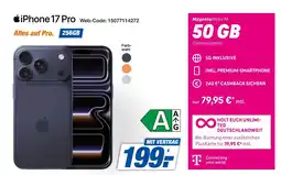 expert Techno Land Apple iPhone 17 Pro + MagentaMobil M 50 GB Angebot