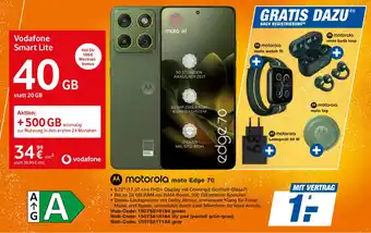 expert Techno Land Motorola moto Edge 70 + Vodafone Smart Lite 40 GB Angebot