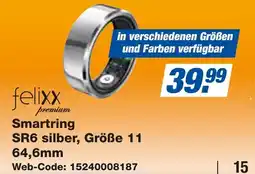 expert Techno Land felixx premium Smartring SR6 silber, Größe 11 64,6mm Angebot
