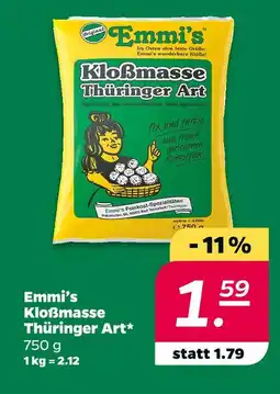 NETTO Emmi's kloßmasse thüringer art Angebot