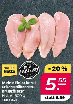 NETTO Meine fleischerei frische hähnchenbrustfilets Angebot