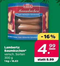 NETTO Lambertz baumkuchen Angebot