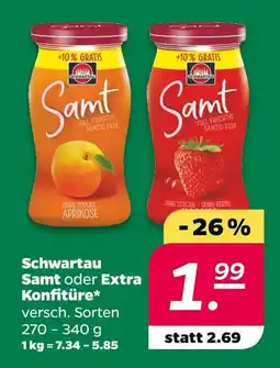 NETTO Schwartau samt oder extra konfitüre Angebot