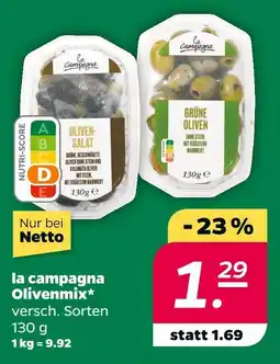NETTO La campagna olivenmix Angebot
