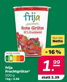NETTO Frija fruchtgrütze Angebot