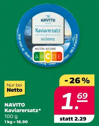 NETTO Navito kaviaersatz Angebot