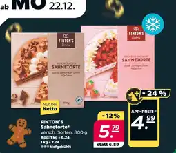 NETTO Finton's bakery schokoladen sahnetorte Angebot
