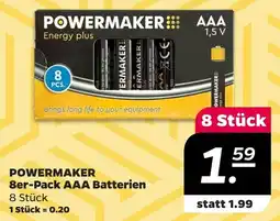 NETTO Powermaker 8er-pack aaa batterien Angebot