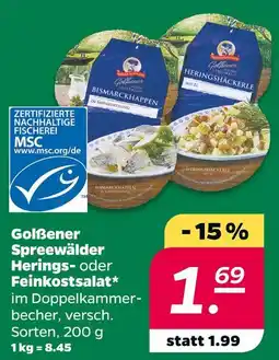 NETTO Golßener spreewälder heringssalat Angebot