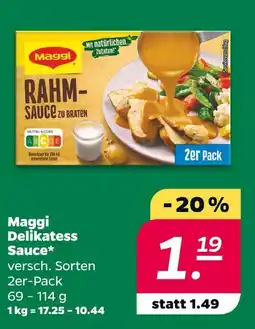 NETTO Maggi delikatess sauce Angebot