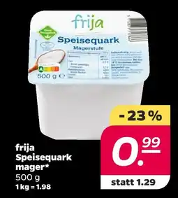 NETTO Frija speisequark mager Angebot