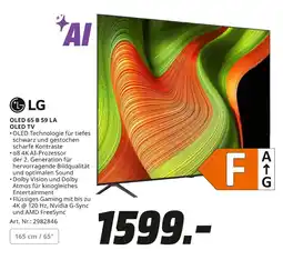 MediaMarkt LG OLED TV OLED 65 B 59 LA Angebot