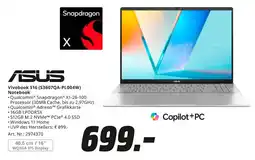 MediaMarkt ASUS Notebook Vivobook S16 (S3607QA-PL004W) Angebot