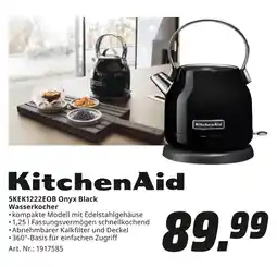 MediaMarkt KitchenAid Wasserkocher 5KEK1222EOB Onyx Black Angebot