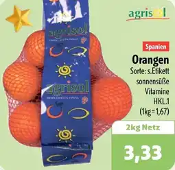 Aktiv Irma agrisol Spanien Orangen Angebot