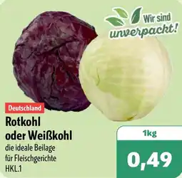 Aktiv Irma Deutschland Rotkohl oder Weiẞkohl Angebot