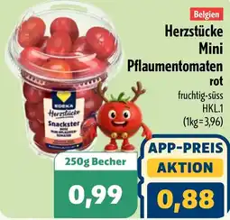 Aktiv Irma Belgien Herzstücke Mini Pflaumentomaten rot Angebot