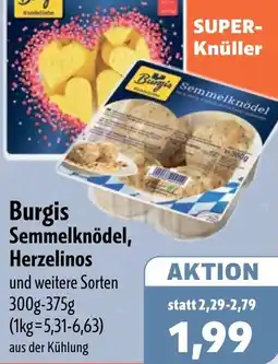Aktiv Irma Burgis Semmelknödel, Herzelinos Angebot