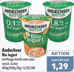 Aktiv Irma Andechser Bio Jogurt Angebot