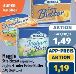 Aktiv Irma Meggle Streichzart ungesalzen, Joghurt- oder Feine Butter Angebot
