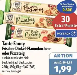 Aktiv Irma Tante Fanny Frischer Dinkel-Flammkuchen- oder Pizzateig Angebot