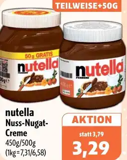 Aktiv Irma nutella Nuss-Nugat-Creme Angebot
