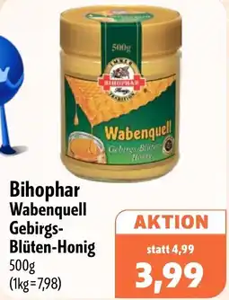 Aktiv Irma Bihophar Wabenquell Gebirgs-Blüten-Honig Angebot