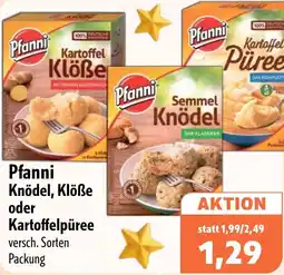 Aktiv Irma Pfanni Knödel, Klöße oder Kartoffelpüree Angebot