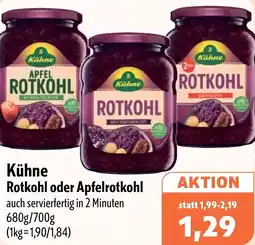 Aktiv Irma Kühne Rotkohl oder Apfelrotkohl Angebot