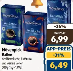 Aktiv Irma Mövenpick Kaffee Angebot