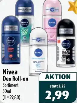 Aktiv Irma Nivea Deo Roll-on Angebot