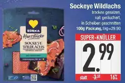 E-Center EDEKA Herzstücke Sockeye Wildlachs Angebot