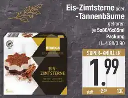 E-Center Eis Zimtsterne oder Tannenbäume Angebot