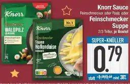 E-Center Knorr Sauce oder Feinschmecker Suppe Angebot