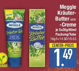 E-Center Meggle Kräuter Butter oder Creme Angebot